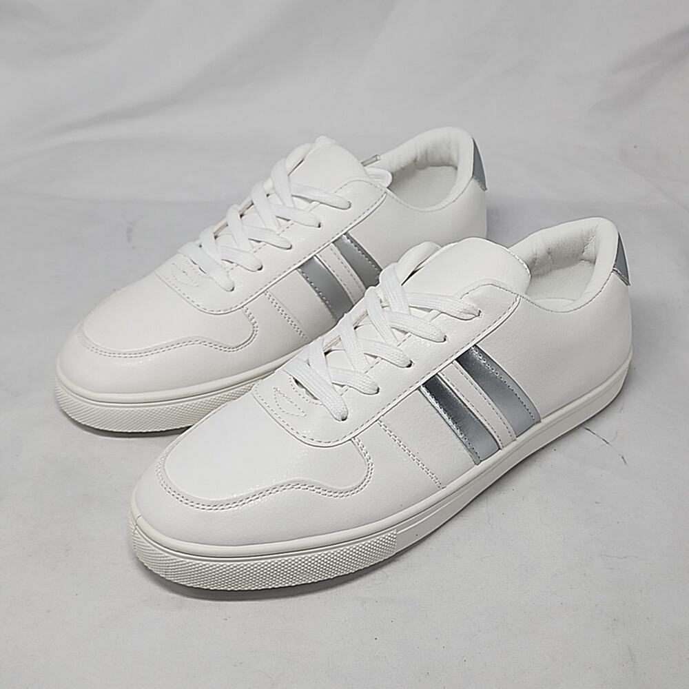 ASOS White and Silver Women's Sneakers